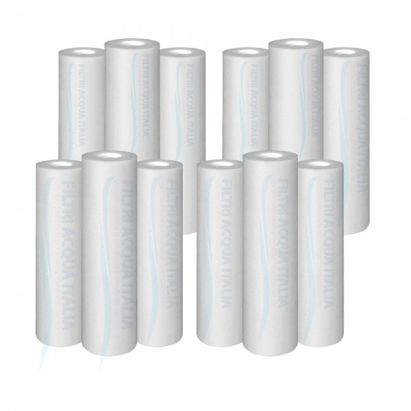 CARTUCCIA POLIPROPILENE 10" micron 5 Set 12 Pezzi