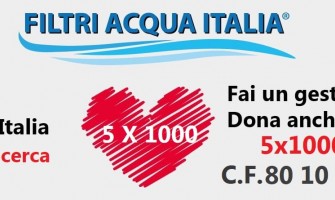 Filtri Acqua Italia Sostiene la Ricerca Dona il 5x1000