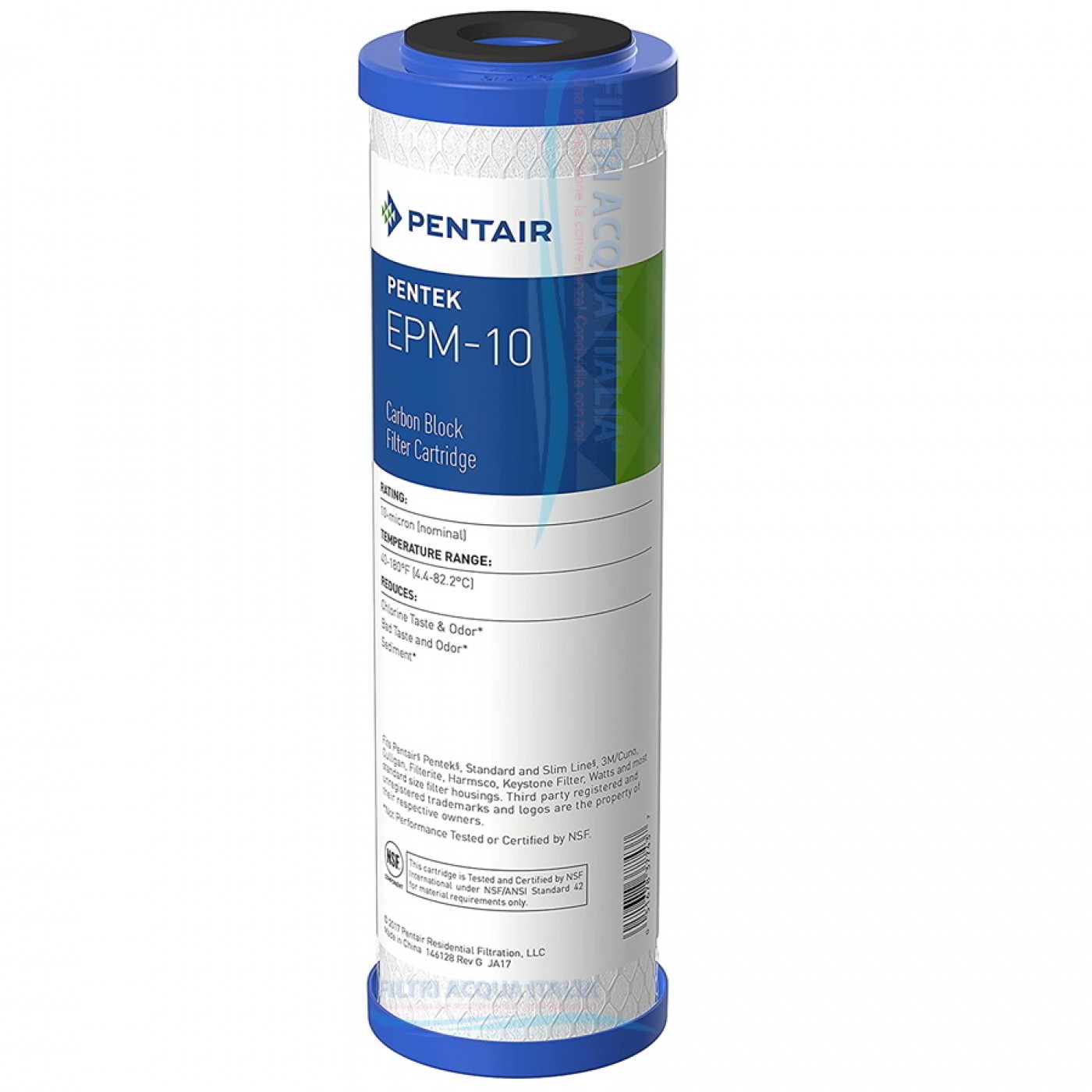 CARTUCCIA CARBONE ATTIVO  PENTEK 10 POLLICI MICRON 10