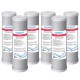 Cartucce Carbone Attivo CTO 5 Micron: Eccellente Qualità per Depuratori Osmosi Inversa Set 6 Pezzi