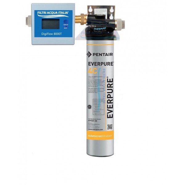 KIT EVERPURE 4C KIT CON FILTRO EVERPURE 4C E CONTALITRI DIGITALE