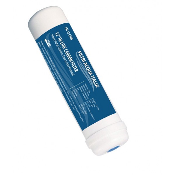 FILTRO IN LINEA CARBONE 2,5" X 12"