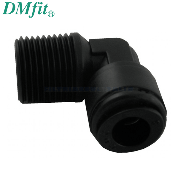 GOMITO FILETTATO 3/8" x 6 mm Tubo DMFIT AME0606M