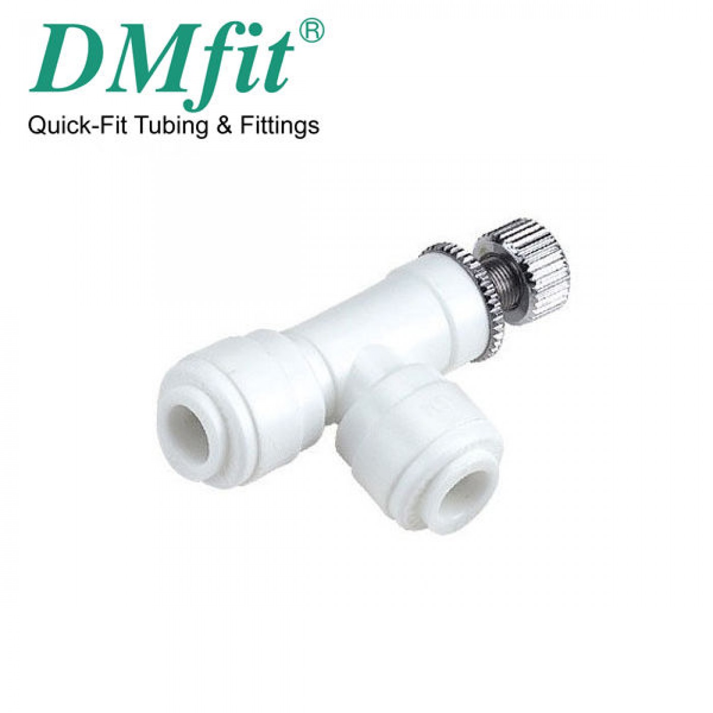 REGOLATORE FLUSSO A GOMITO TUBO 1/4" x 1/4" TUBO ACEU0404