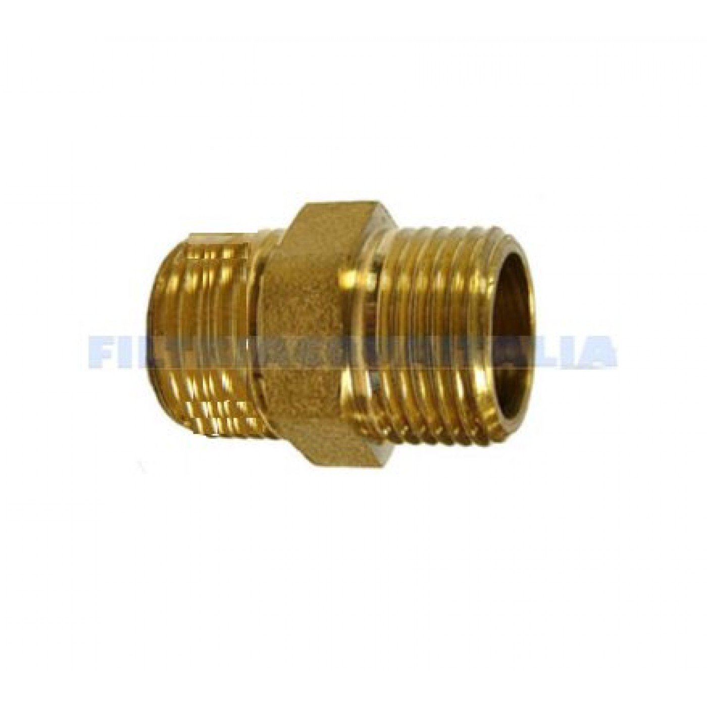 NIPLO DIRITTO 3/8" IN OTTONE