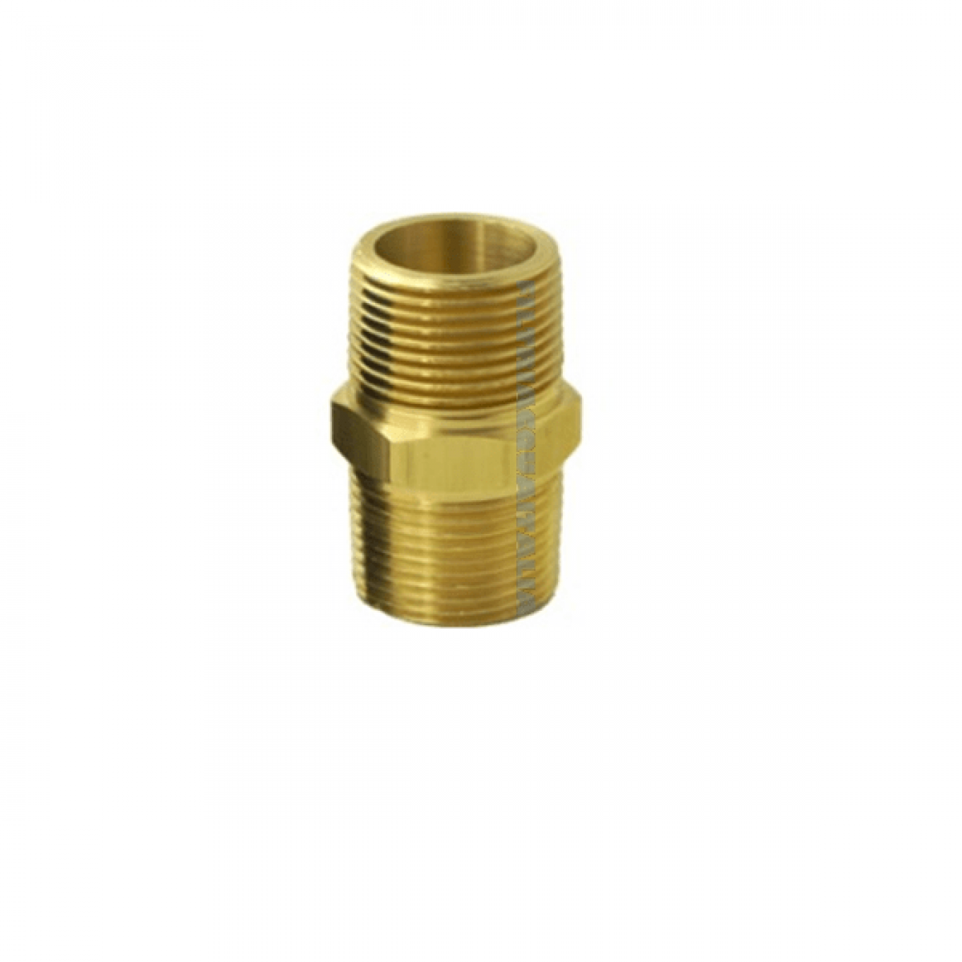 NIPLO DIRITTO 3/8" IN OTTONE