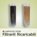 CARTUCCE ACQUA FILTRANTI RICARICABILI
