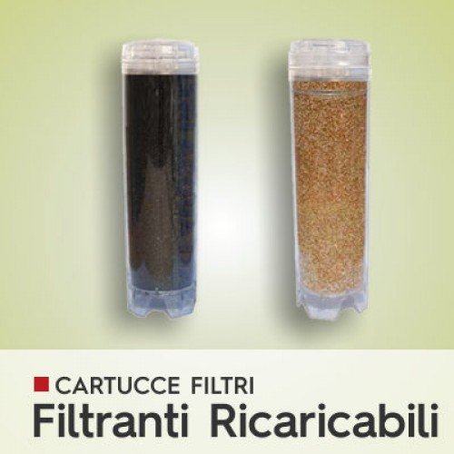 CARTUCCE ACQUA FILTRANTI RICARICABILI