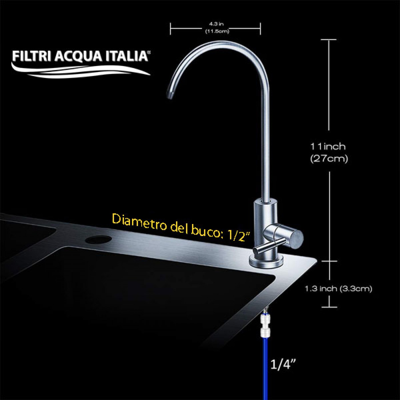 RUBINETTO 1 VIA DEPURATORE ACQUA 